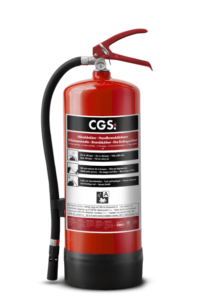 Vattenbrandsläckare 6 liter med fluorfri tillsats, CGS