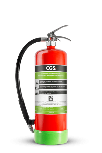 AVD brandsläckare 6 liter, CGS