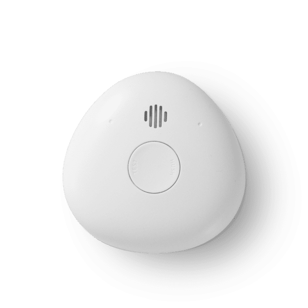 Brandvarnare Pebble 10 med inbyggt 10-årsbatteri och 3M-tejp, Housegard