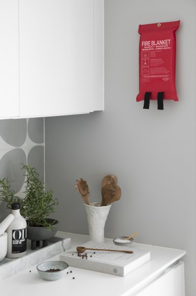 Brandfilt 120 × 180 cm, röd, Housegard