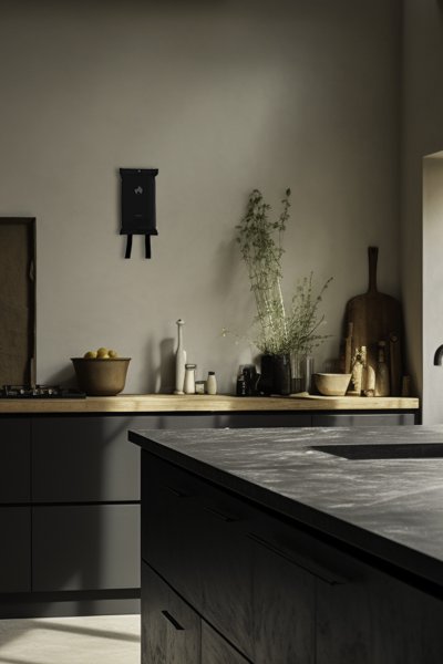 Brandfilt 120 × 180 cm, Design Edition, svart, Housegard
