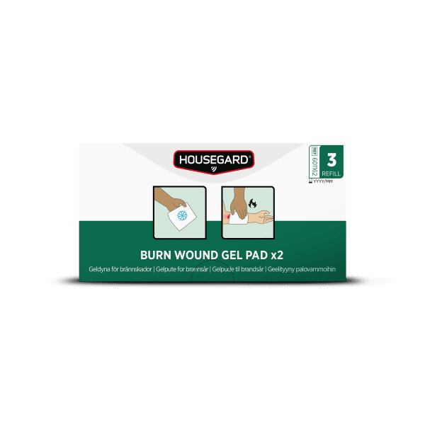 Gelkompress vid brännskador (2-pack), Housegard