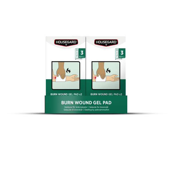 Gelkompress vid brännskador (2-pack), Housegard