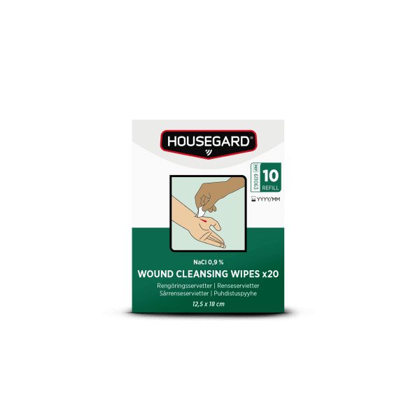 Sårtvättare NaCl 0.9% (20-pack), Housegard