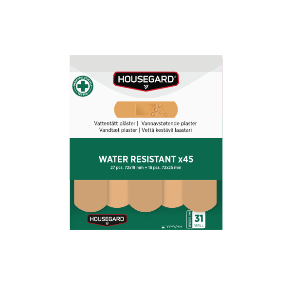 Vattentåliga plåster (2x45 st), Housegard