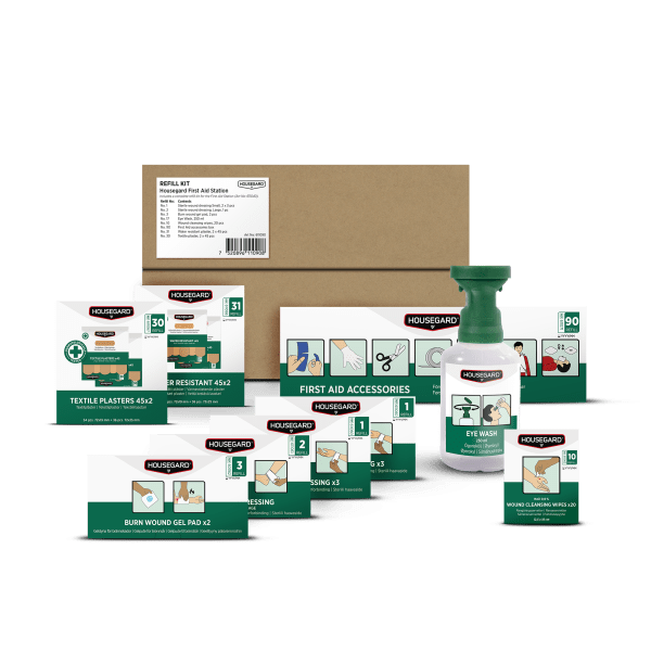 Refillpaket till Första Hjälpen-station, Housegard