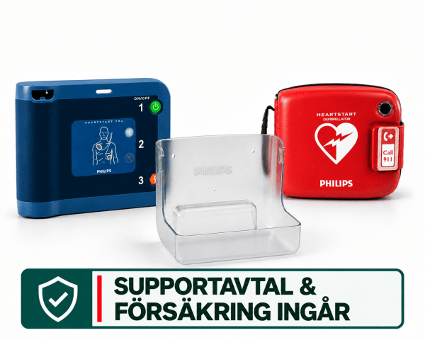 HeartStart FRX - Paket 2, med väska, tillbehörskit och väggfäste