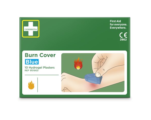 Burn cover, 10st plåster 74 x 45mm