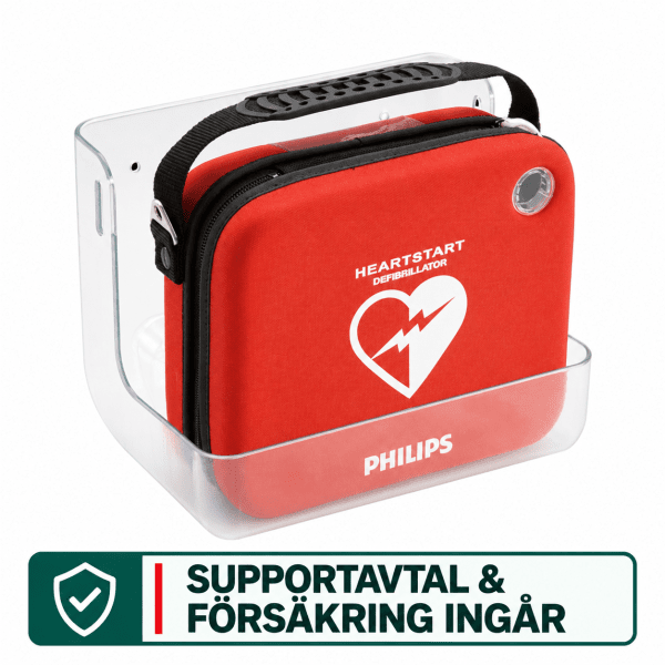 HeartStart HS1 - Paket 2, med väska och väggfäste