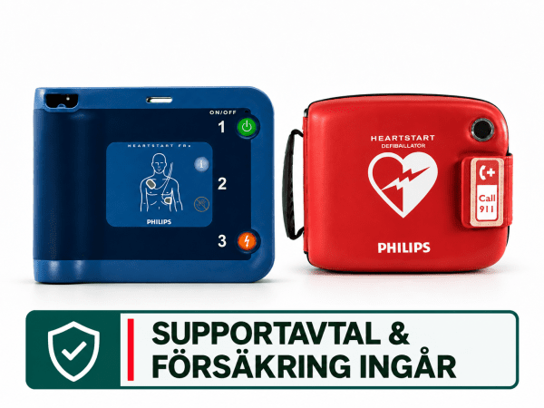 HeartStart FRX - Paket 1, med robust bärväska ink. rakhyvel, klädsax, HLR-mask