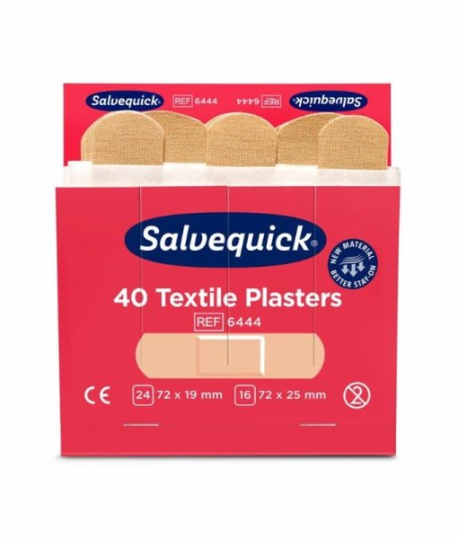 Textilplåster, 40st/refill , 6 refiller/ask