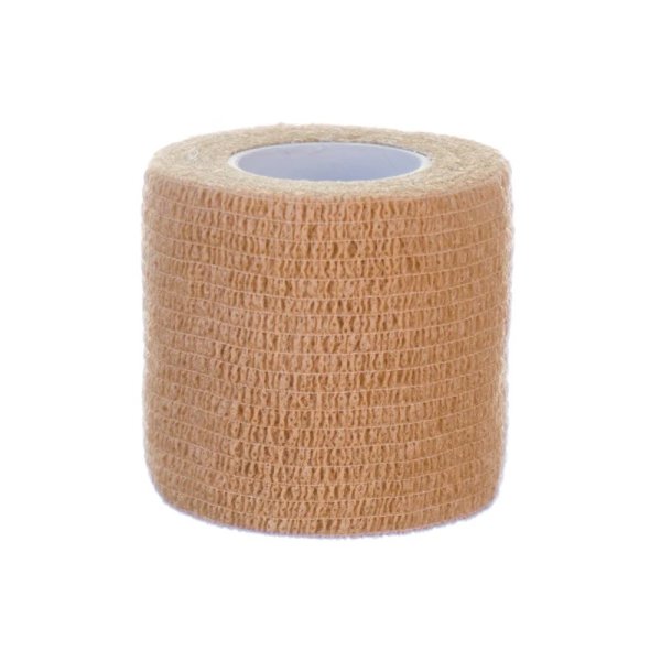 Självfix, självhäftande elastisk linda, beige