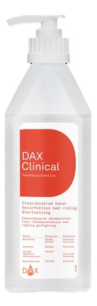 DAX Clinical Handdesinfektion, 600 ml, med pump