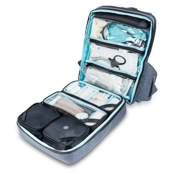 Multifunktionell ryggsäck för hemsjukvård (tom) - Elite Bags