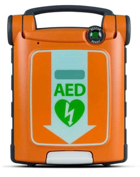 Powerheart AED G5 - Paket 5, med väska och larmskåp Polar (utomhusbruk -45°)