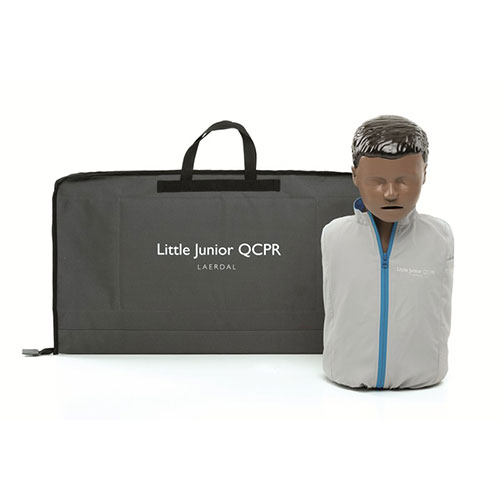 Little Junior QCPR, mörk hud, med väska