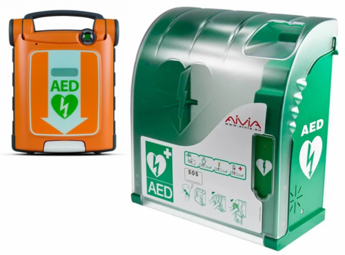 Powerheart AED G5 - Paket 4 för utomhusbruk
