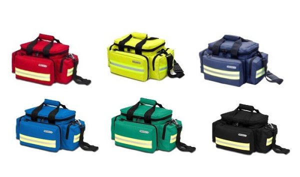 Akutväska med bärhandtag/axelrem, Svart (tom) - Elite Bags