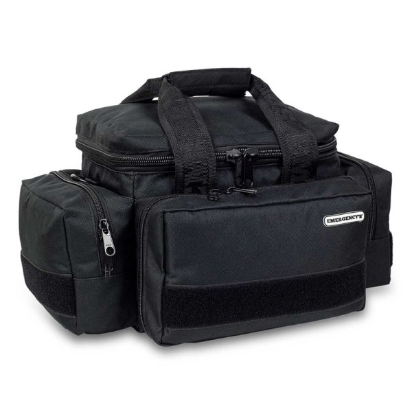 Akutväska med bärhandtag/axelrem, Svart (tom) - Elite Bags