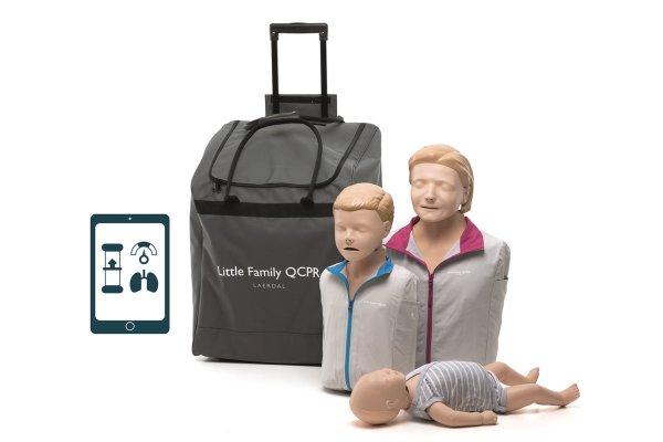 Little Family QCPR, ljus hud, komplett kit