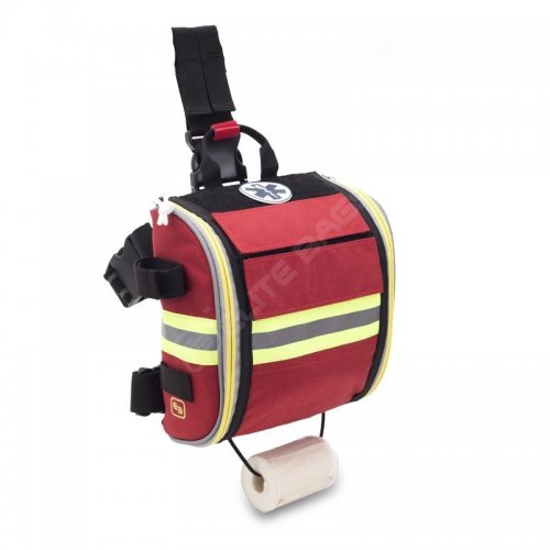 Akutväska Paramedics, Midjeväska, Röd (tom) - Elite Bags