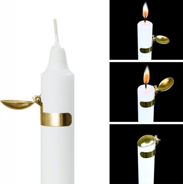 Automatisk ljussläckare 4-pack – brandskydd för stearinljus