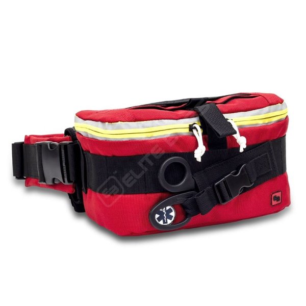 Akutväska, Midje/lårväska (tom), Röd - Elite Bags