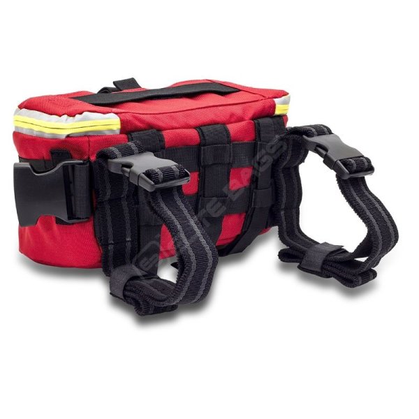 Akutväska, Midje/lårväska (tom), Röd - Elite Bags