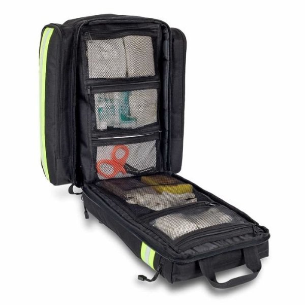 Akutryggsäck (tom), Svart - Elite Bags
