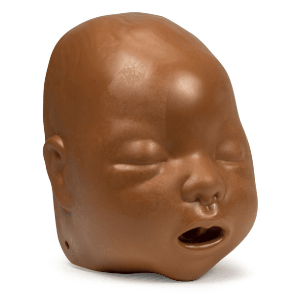 Ansiktshud till Baby Anne & Little Baby QCPR, mörk hud, 6-pack