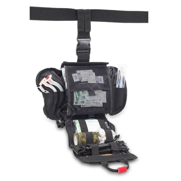 Handsfree Akutväska för midja, svart (tom) - Elite Bags