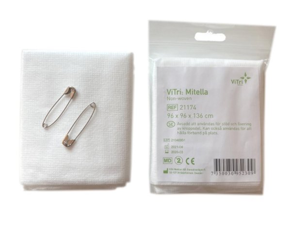 Mitella i non-woven, stöd för arm