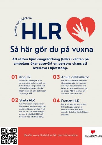 Gratis HLR-poster