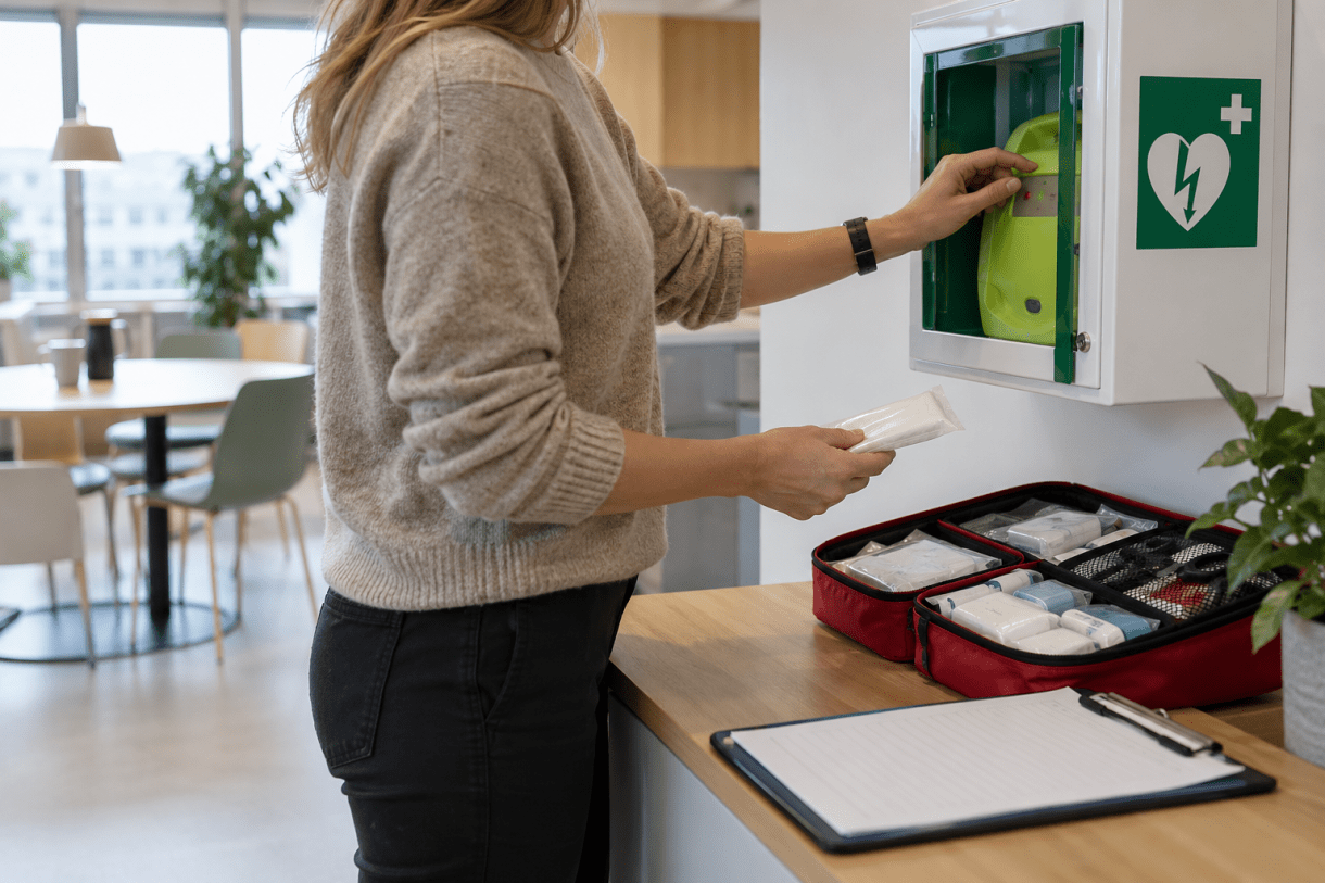 Första hjälpen, HLR och krisstöd på arbetsplatsen